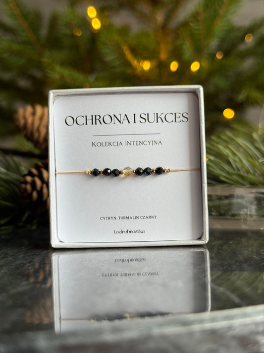 Bransoletka z intencją na SUKCES I OCHRONĘ