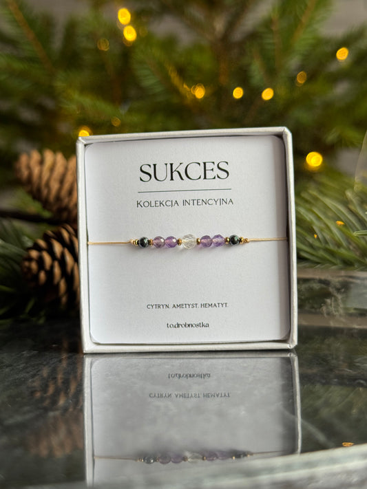 Bransoletka z intencją na SUKCES