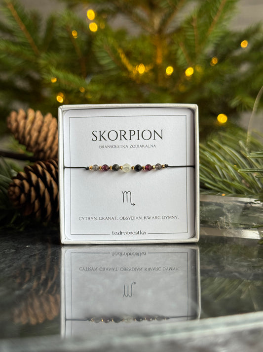 Bransoletka zodiakalna SKORPION