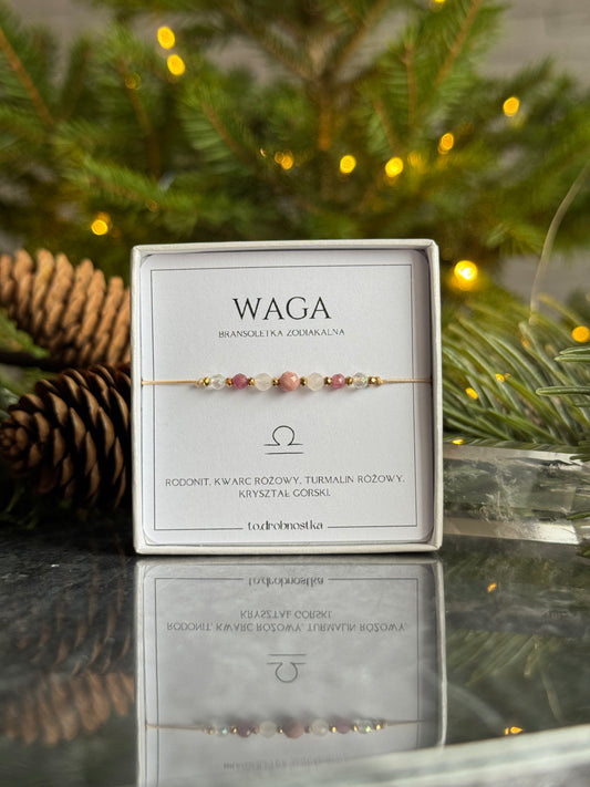 Bransoletka zodiakalna WAGA