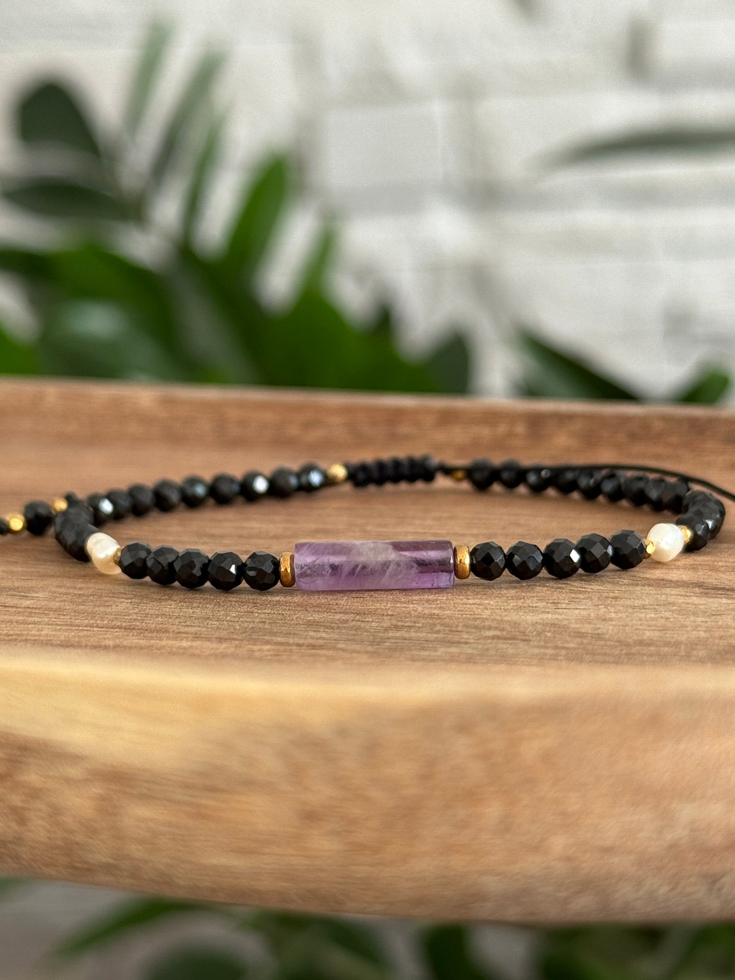 Ametyst, spinel, perła