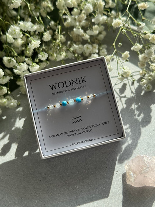 Bransoletka zodiakalna WODNIK