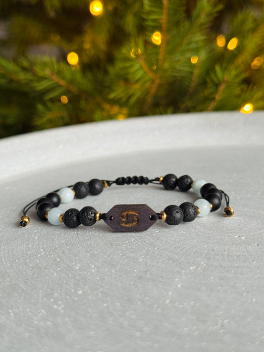 Bransoletka zodiakalna męska RAK