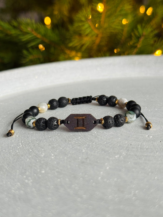 Bransoletka zodiakalna męska BLIŹNIĘTA