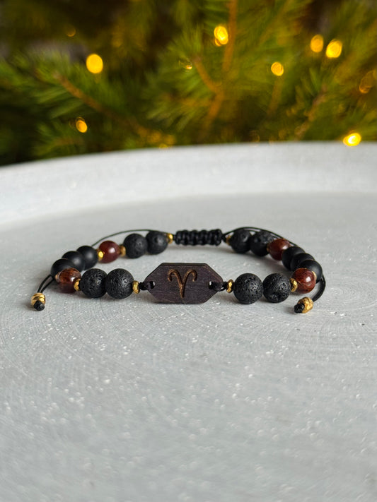 Bransoletka zodiakalna męska BARAN